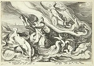 Juno klager over Kallisto til Okeanos og Tethys by Ubekendt