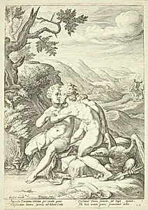 Jupiter og Europa by Jacob Matham