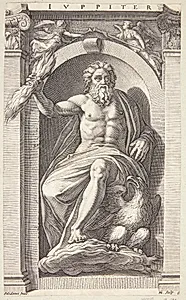 Jupiter by Hendrick Goltzius