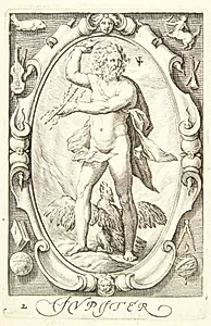 Jupiter by Jacob Matham