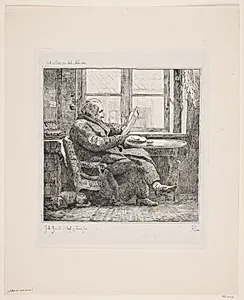 Justitsråd Emanuel Bonnevie by Johan Thomas Lundbye
