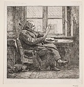 Justitsråd Emanuel Bonnevie by Johan Thomas Lundbye
