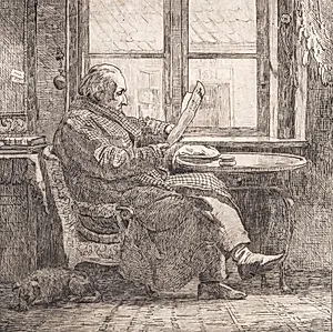 Justitsråd Emanuel Bonnevie by Johan Thomas Lundbye
