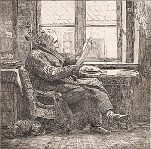 Justitsråd Emanuel Bonnevie by Johan Thomas Lundbye