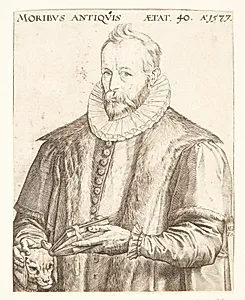Justus Lipsius by Hendrick Goltzius