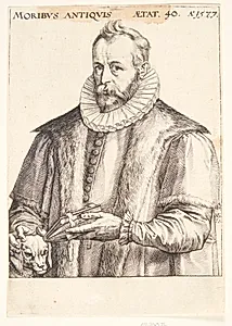 Justus Lipsius by Hendrick Goltzius