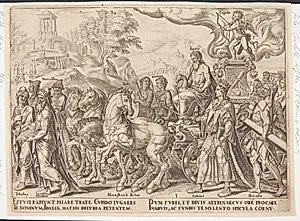Kærlighedens triumf by Philips Galle