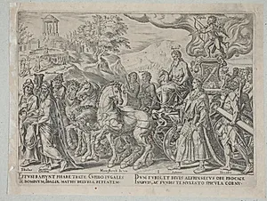 Kærlighedens triumf by Philips Galle
