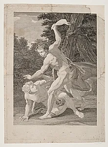 Kain dræber Abel by Andreas Flint