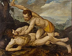Kain og Abel by Frans Floris