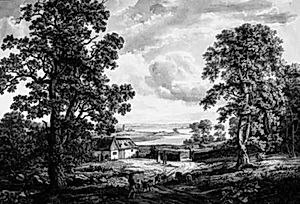 Kallehave ved Vordingborg. by J.C. Dahl