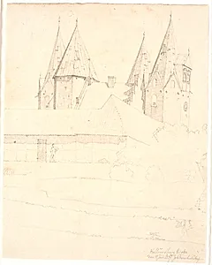 Kallundborg Kirke by Johan Thomas Lundbye