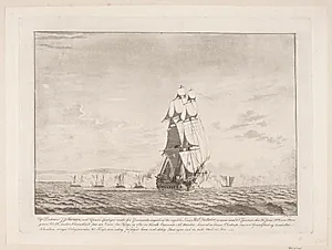 Kampen mellem 6 danske kanonbåde og det engelske linieskib Dictator, 26. juni 1808