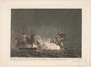 Kampen mellem briggen Lougen og en engelsk brig, 14. marts 1808