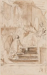 Kanoniseringen af Sankt Ignatius af Loyola by Agostino Masucci