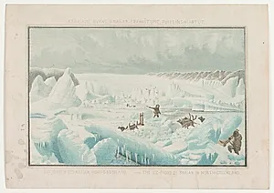 "Karajame avane umanap erkanitume, Puissingniartut. Iisfjorden ved Kariak, Nordgrønland" by Lars Møller