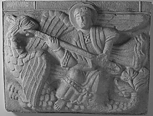 Karmsten. St. Mikael dræber dragen by Ubekendt