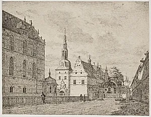 Karusselgården ved Frederiksborg by Jørgen Roed