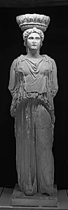 Karyatide fra Erechtheion, nr. 2 fra vest by Ubekendt