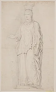 Karyatide by Jacques François Joseph Saly