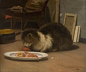 Katten i atelieret