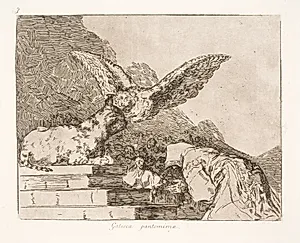 Kattepantomine (73) by Francisco de Goya