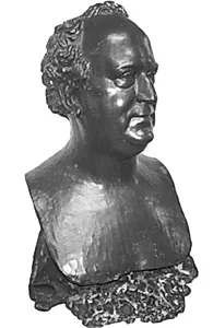 Kgl. skuespiller Kristian Mantzius by H.W. Bissen