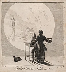 "Kiøbenhavns Skilderie". Nr. 4 by J.F. Clemens