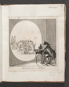 "Kiøbenhavns Skilderie". Nr. 5 by J.F. Clemens
