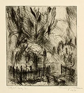 Kirkegård by Henry Nielsen