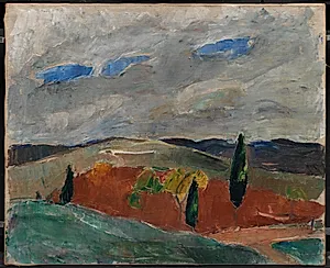 Kirkegårdsvejen i Toledo by J.A. Jerichau (II)