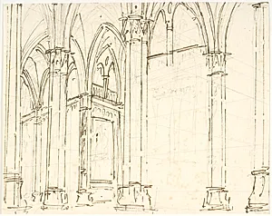 Kirkeinteriør by Aron Wallick