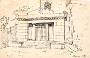 Kirkeportal, Marino by Wilhelm Marstrand