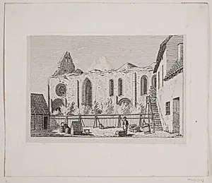 Kirkeruin. Visby by Jacob Kornerup