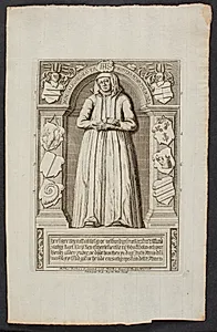 Kirsten Ulfstands gravsten by Odvardt Helmoldt de Lode