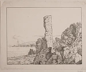 Klippekyst på Bornholm by Vilhelm Kyhn