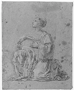 Knælende kvinde by Francesco Solimena