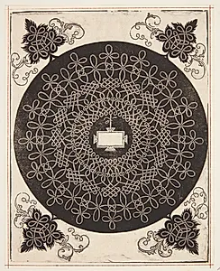 Knob med rektangulær midte by Albrecht Dürer