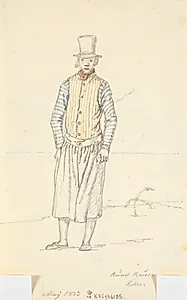 Knud Kruse. Fisker by Martinus Rørbye