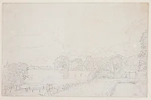 København set fra Kastellet by Christen Købke