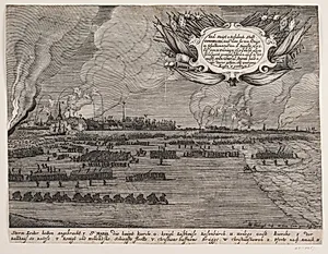 Københavns bombardement by Albert Haelwegh