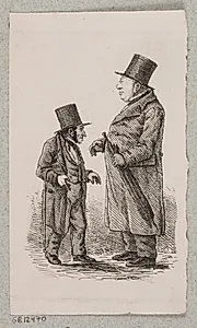 Købmændene Levin og Heyman by H.P. Hansen
