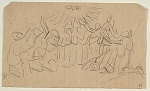 Kompositionsskitse by Niels Larsen Stevns
