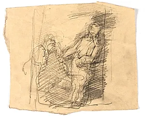 Kompositionsstudie by Oluf Hartmann