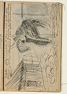 Kompositionsudkast til Blichers novelle "Bettefanden", p. 131 - Krushoved og forvalteren, Afskrift fra samme, l. 14-16 by Niels Larsen Stevns