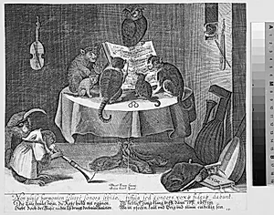 Koncert af ugle, katte og aber by Paul Fürst