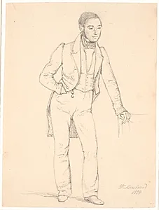 Koncertmester Johan Frederik Frølich by Wilhelm Marstrand