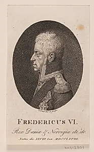 Kong Frederik VI by Andreas Flint