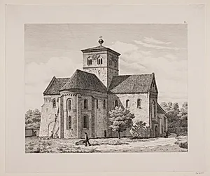 "Kongegravene i Ringsted Kirke". Planche I by Heinrich Hansen