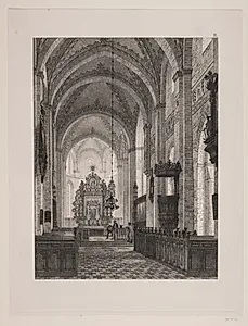"Kongegravene i Ringsted Kirke". Planche II